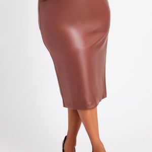 Super sexy faux leather skirt
